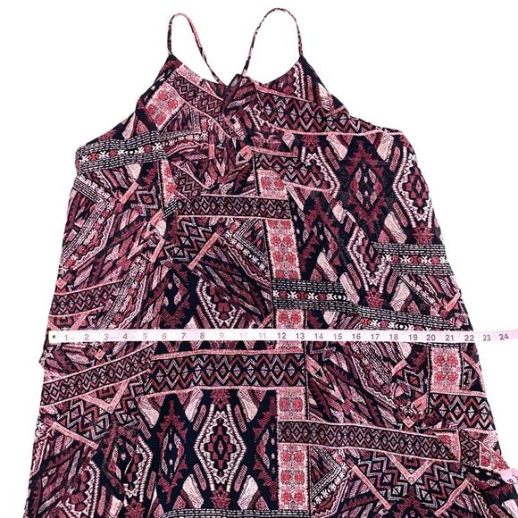 BCBGeneration Tribal Ikat Flutter Crossback Mini Dress Size Medium - Picture 14 of 16